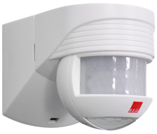BEG LC-Click Mini 200 Degree PIR Motion Detector White IP54