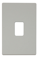 Click Definity Screwless Polar White 2G 45A DP Vertical Switch White Insert