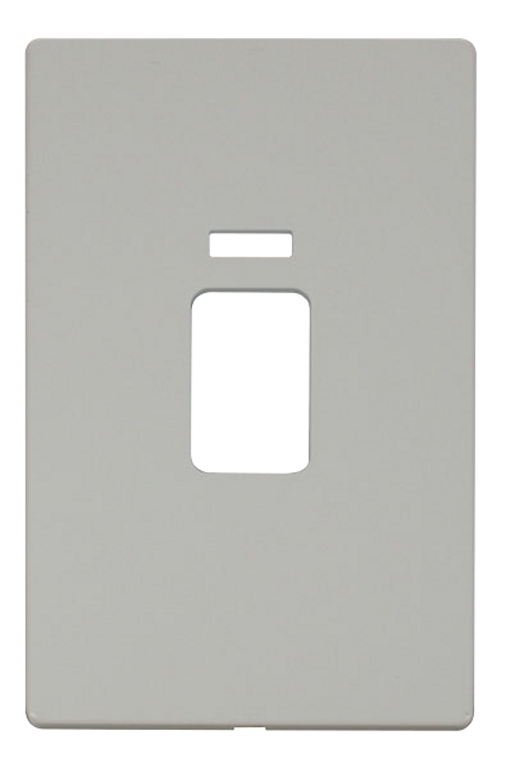 Click Definity Screwless Polar White 2G 45A DP Vertical Switch & Neon White Insert