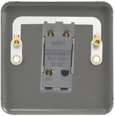 Click Deco Plus Polished Brass 1G 2W Single Dolly Light Switch
