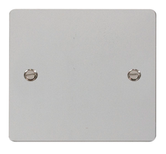 Click Define Polished Chrome 1G Single Blank Plate