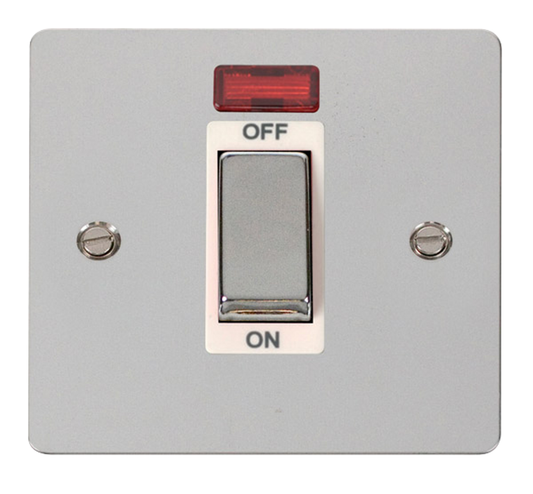 Click Define Polished Chrome 1G 45A DP Switch & Neon White Insert