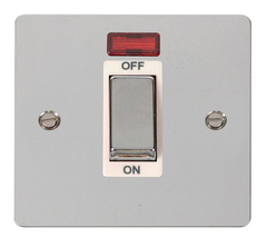 Click Define Polished Chrome 1G 45A DP Switch & Neon White Insert