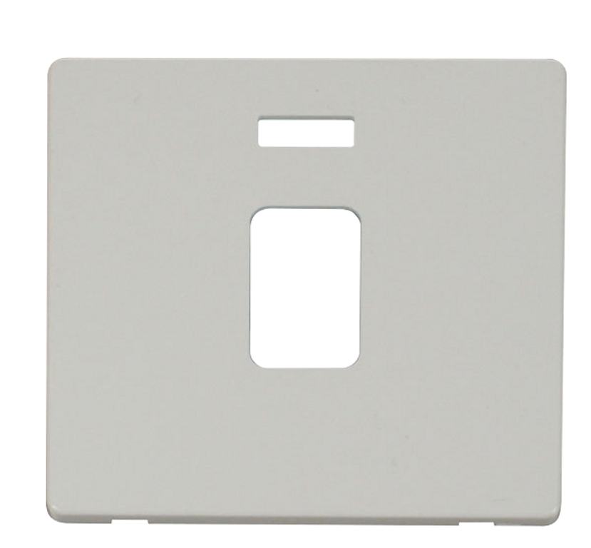 Click Definity Screwless Polar White 1G 20A DP Switch & Neon White Insert