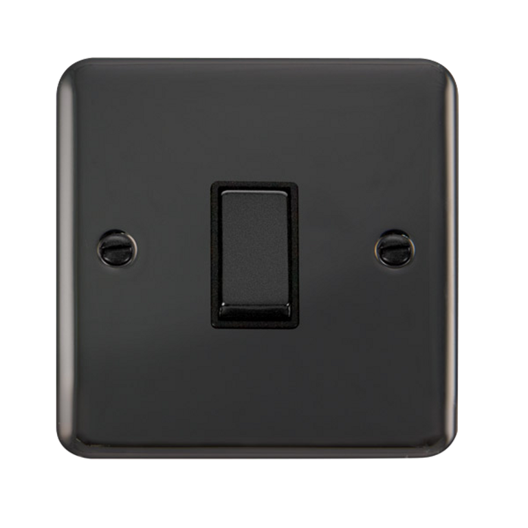 Light Switch Plus Click Deco Plus Black Nickel 1G Intermediate Light Switch Black Insert ...