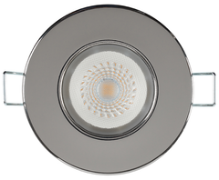 Collingwood H2Lite Polished Chrome Fixed Cool White IP65 Fire Rated Downlight