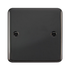 Click Deco Plus Black Nickel 1G Single Blank Plate