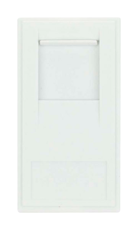 Click Euro Media White 1 Module RJ45 Cat5E Unshielded Insert