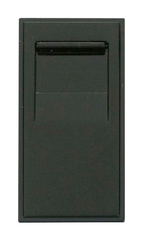 Click Euro Media Black 1 Module BT/Telephone Master Outlet Insert