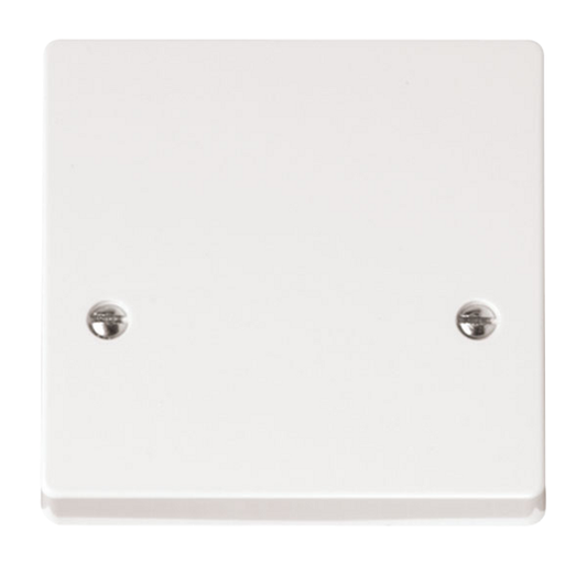 Click Mode White 45A Cooker Connection Outlet Plate