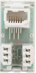 Click Euro Media White 1 Module BT/Telephone Slave Outlet Insert