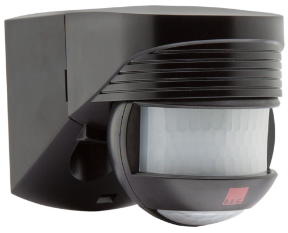 BEG LC-Click Mini 200 Degree PIR Motion Detector Black IP54 – Sparky Direct