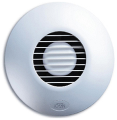 Airflow iCON30 Standard Axial/Centrifugal 100mm 4" Recessed Or Surface Wall/Ceiling Mounting Circular Bathroom or Toilet Extract