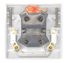 Click Mode White 1G 20A DP Switch & Neon