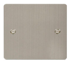 Click Define Stainless Steel 1G Single Blank Plate