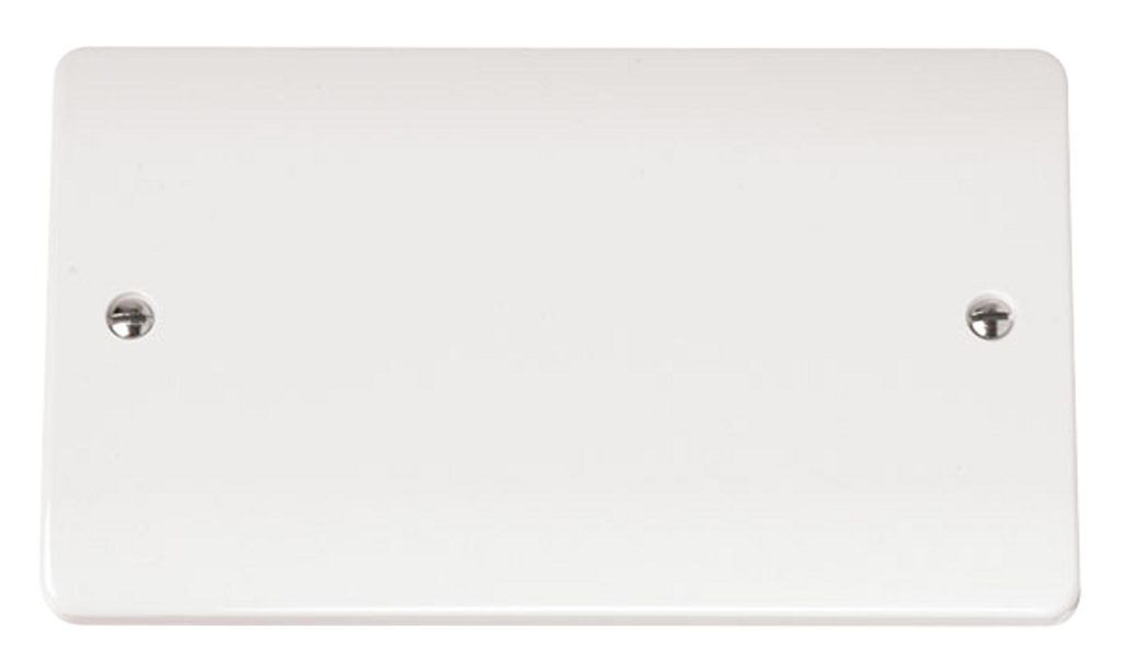 Click Mode White 2G Double Blank Plate