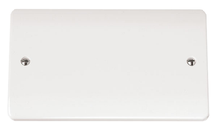 Click Mode White 2G Double Blank Plate