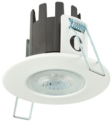 Collingwood H2Lite Matt White Fixed Warm White IP65 Fire Rated Downlight