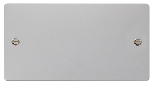 Click Define Polished Chrome 2G Double Blank Plate