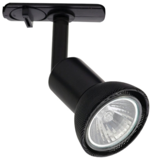 Ansell Dara Black GU10 Mains Track Light